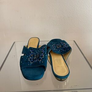 Mayfer Vero Cuoio | Turquoise Sandal